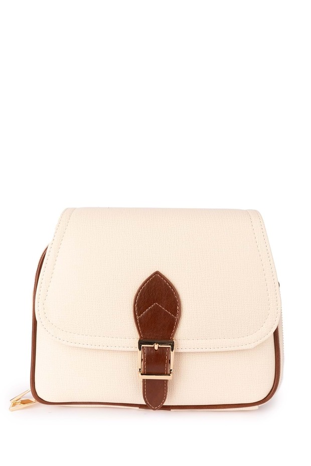 Women's Double Compartment Stylish Daily Bag Ald.1406 Cream