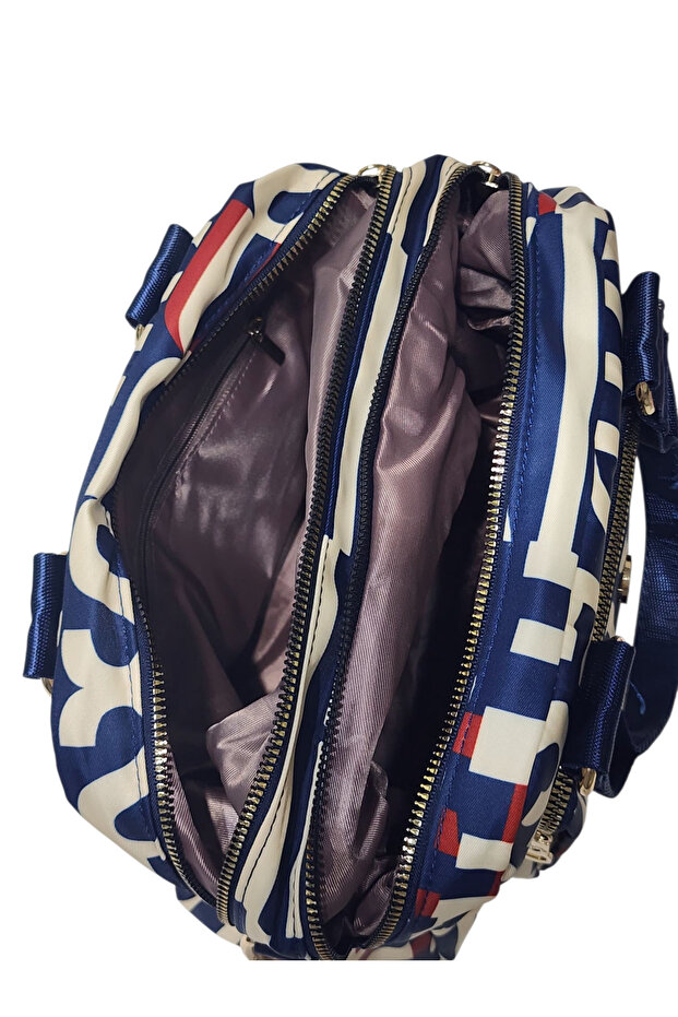 ''Medium Size'' Imperteks Fabric (Multiple Compartments) Suitable for Daily Use Hand-And-Shulder Bag - 2