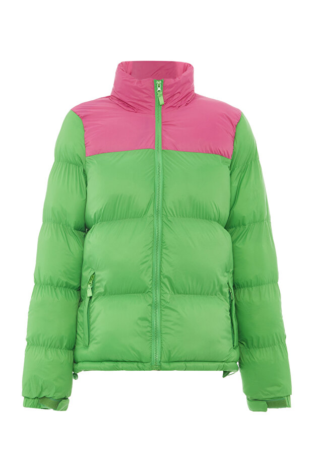 Padded quilted jacket - 1