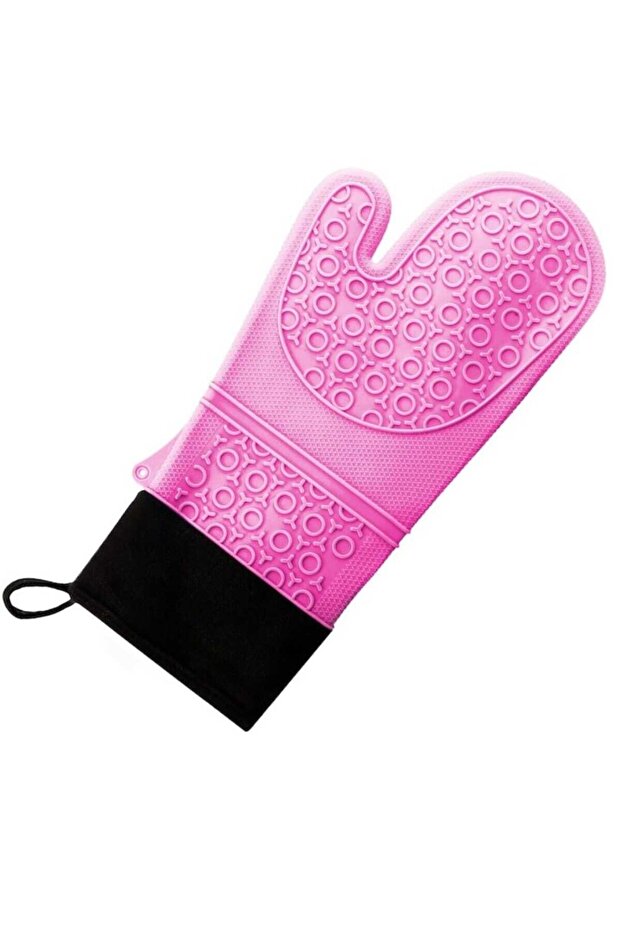 (35 cm) Heat Resistant Professional Silicone Full Length Fireproof Oven Mitt