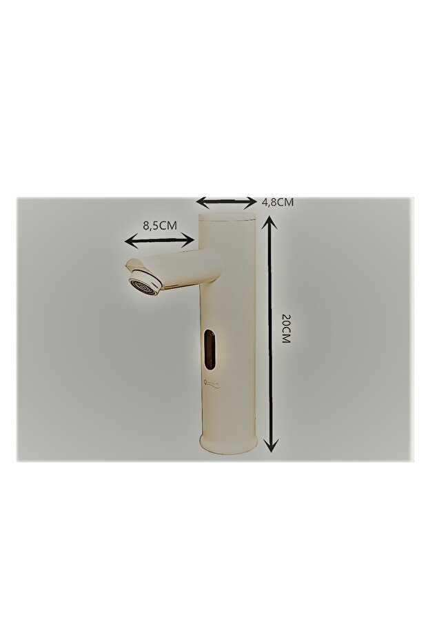 Basin mixer with sensor without mixer, glossy chrome - 5