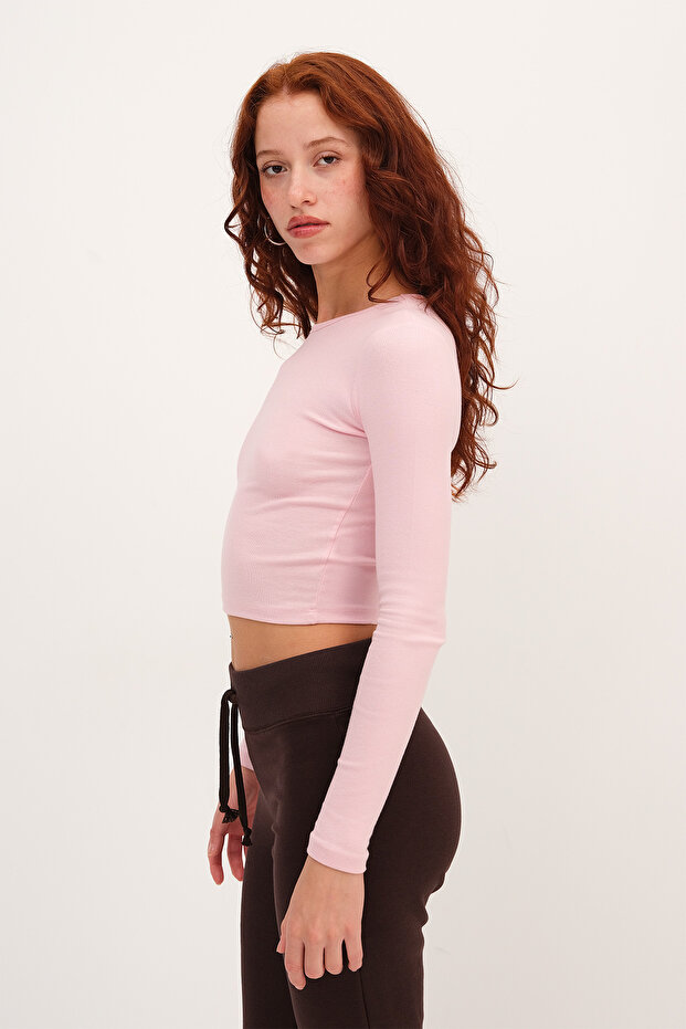 Uzun Kollu Basic Bluz B1845 - 4