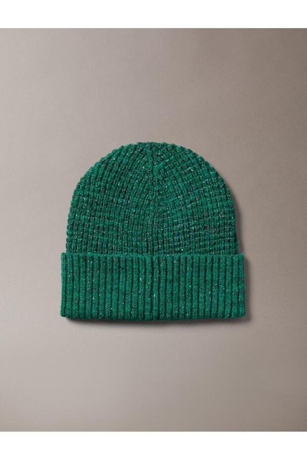 TWEED WOOL BLEND BEANIE - 2