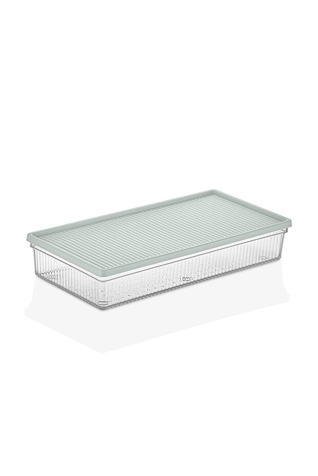5 Pieces Freshbox 2 Liter Refrigerator Storage Container - Freezer Ice Box Container with Lid - 8