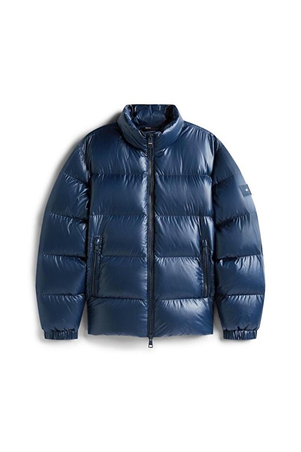 SHINY DOWN STAND PUFFER - 4