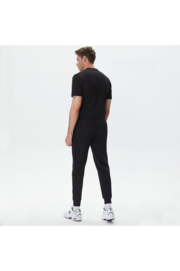 Aldwin Long Erkek Siyah Eşofman Altı - 2