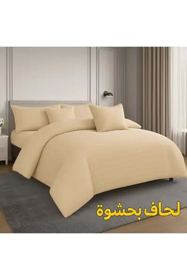 طقم سرير مزدوج على طراز الفنادق، 7 قطع - ناعم ومريح