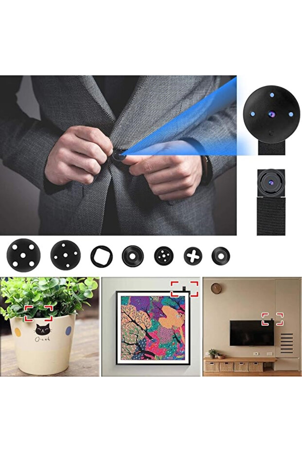 Button Camera, WIFI, Full HD with Motion Sensor and Notifications in the App - 5