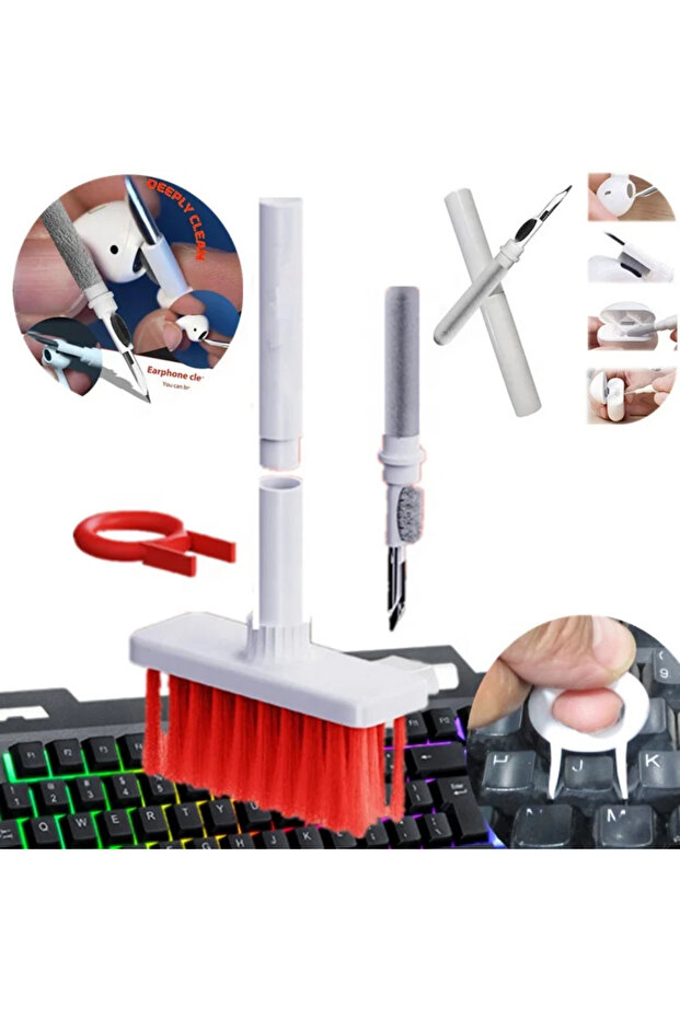 فرشاة تنظيف تفصيلية متعددة الأغراض لتنظيف الكمبيوتر والكاميرا والكاميرا