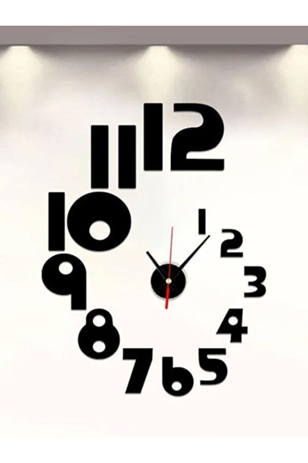 3D Wall Clock – Modern Frameless Wall Clock with Eye-Catching Design | Stylish Home & Office Decor
