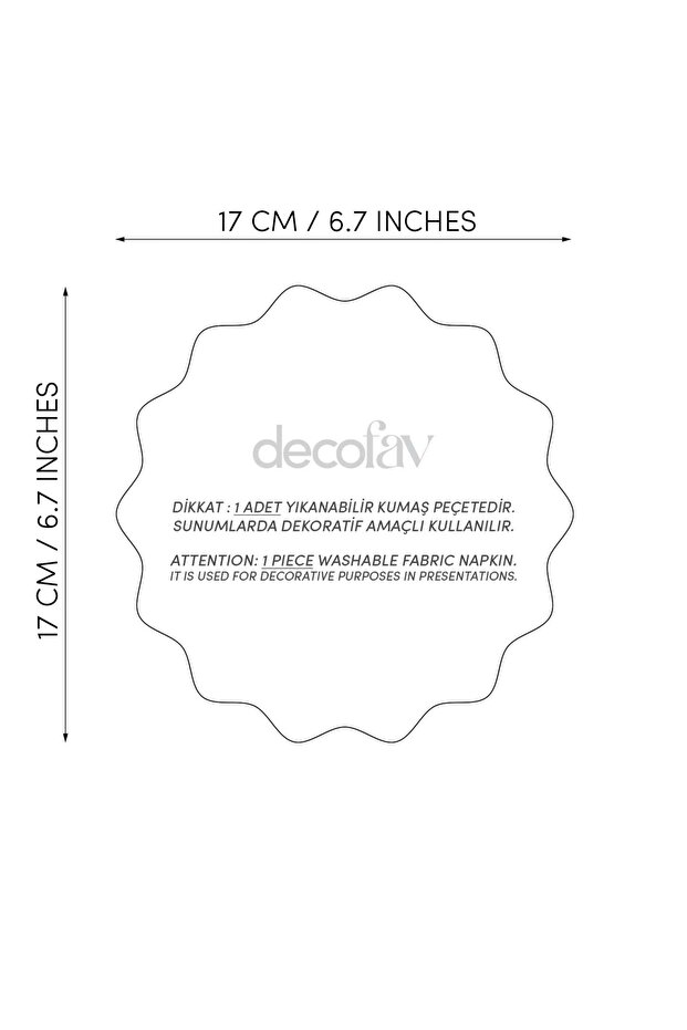 Hello Autumn Sonbahar Çiçek ve Slogan Tasarımlı Nakış Kenar Kokteyl Peçetesi 1 Adet - 2