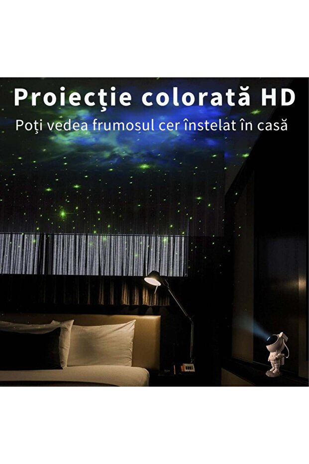 Astronaut Night Light Projector Constellations Stars and Galaxy with Remote Control and Timer - 6