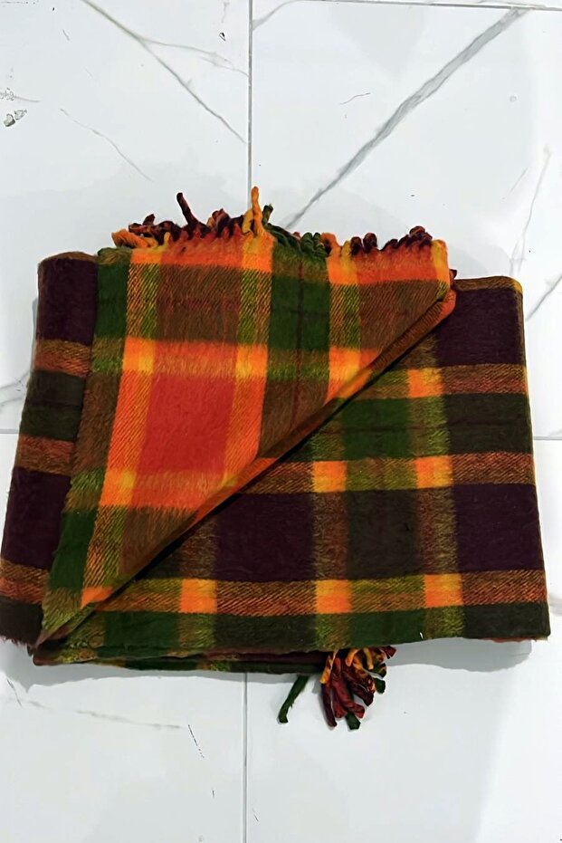 Tek Kişilik Scotch Yün Battaniye - 1