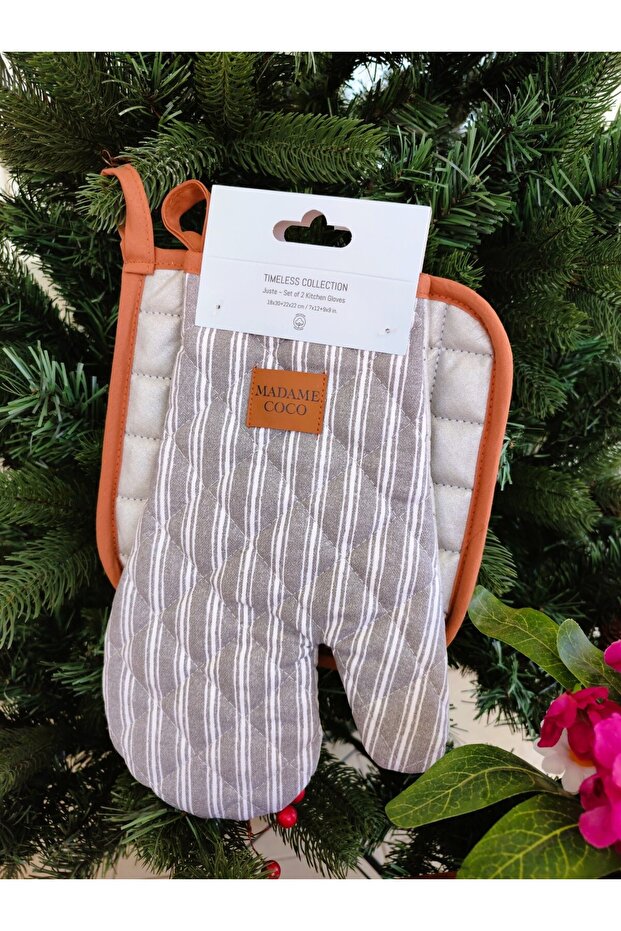 Juste 2'li Mutfak Eldiveni Seti - 4