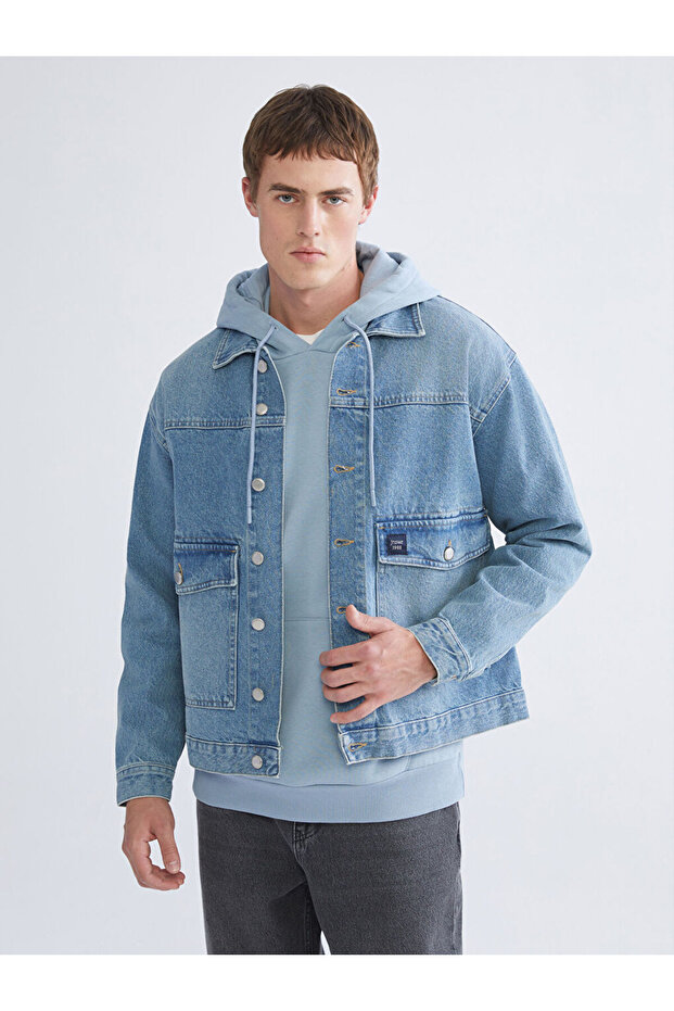 Create Your Style with Uzg Store |   Comfortable Fit Men's Jean Jacket - 1