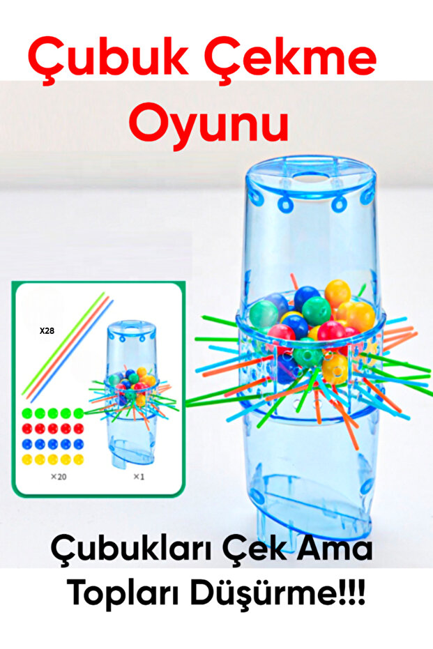 Stick Pulling Game Pull the Sticks but Don'T Drop the Balls Educational Intelligence Strategy Development Box Game - 1