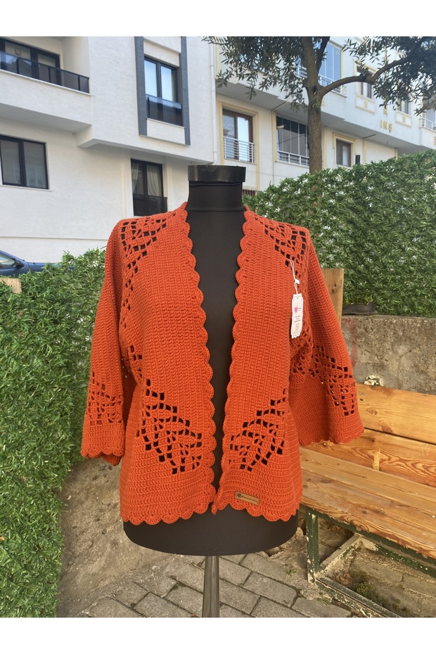 örme altıgen model hırka