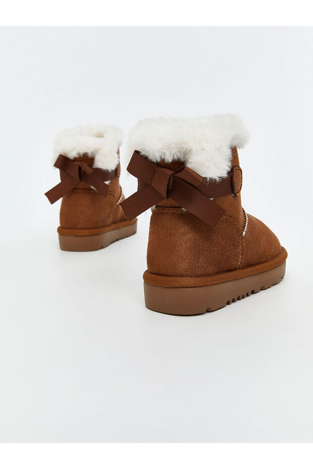 Vizyon Yeni Sezon Süet Görünümlü Kız Bebek Bot - 5