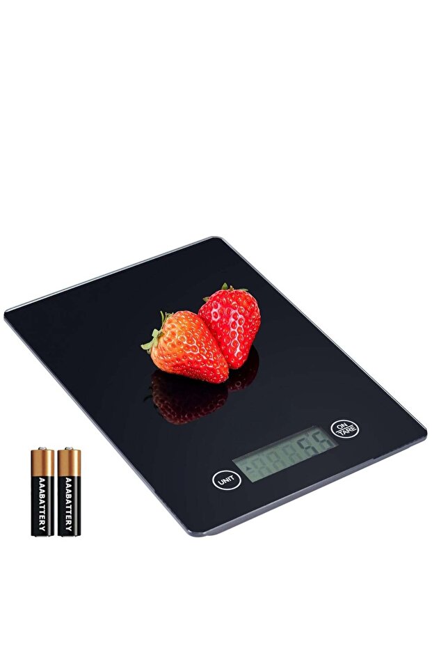Digital Kitchen Scale – High-Precision 0.1g to 5kg Food Scale, Stainless Steel Platform, LCD Displ