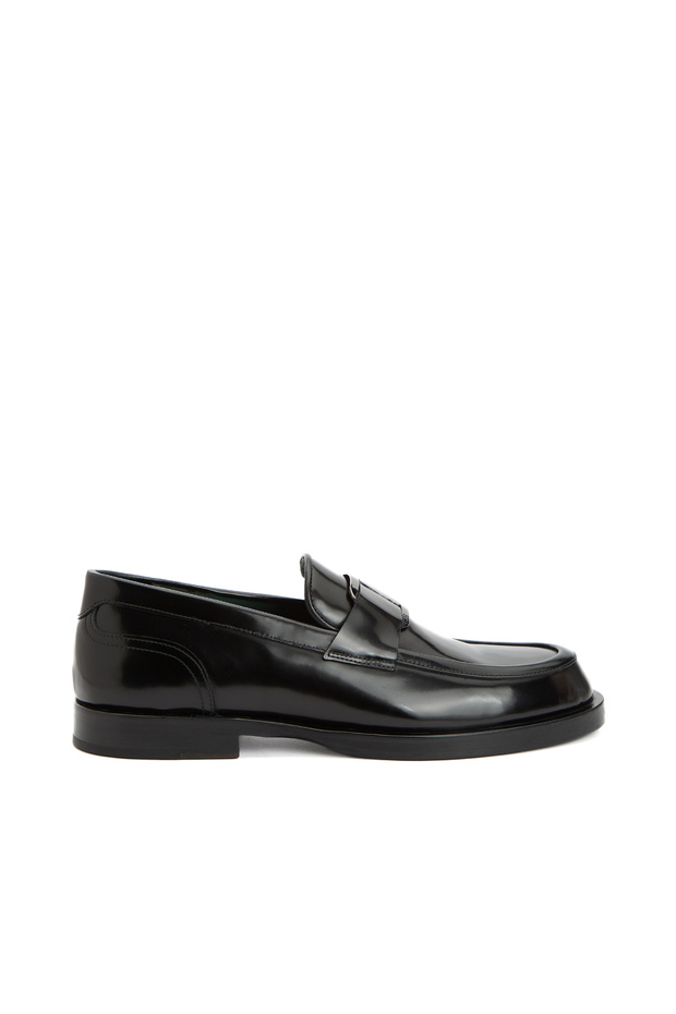 George Hogg Siyah Erkek Deri Loafer