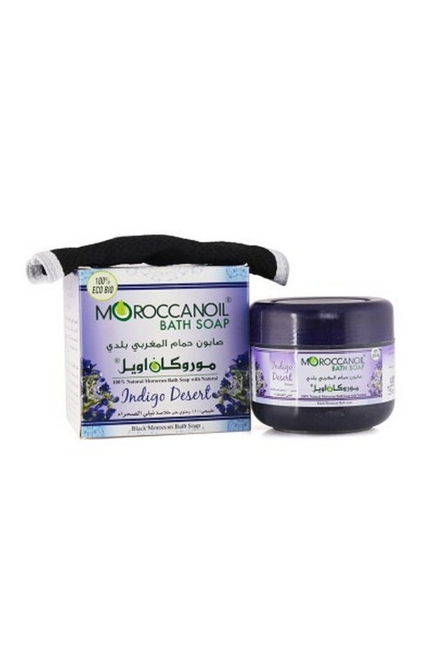 Moroccan Oil Moroccan Soap Indigo Desert | 250 Ml | Natural Cleansing & Nourishing Soap