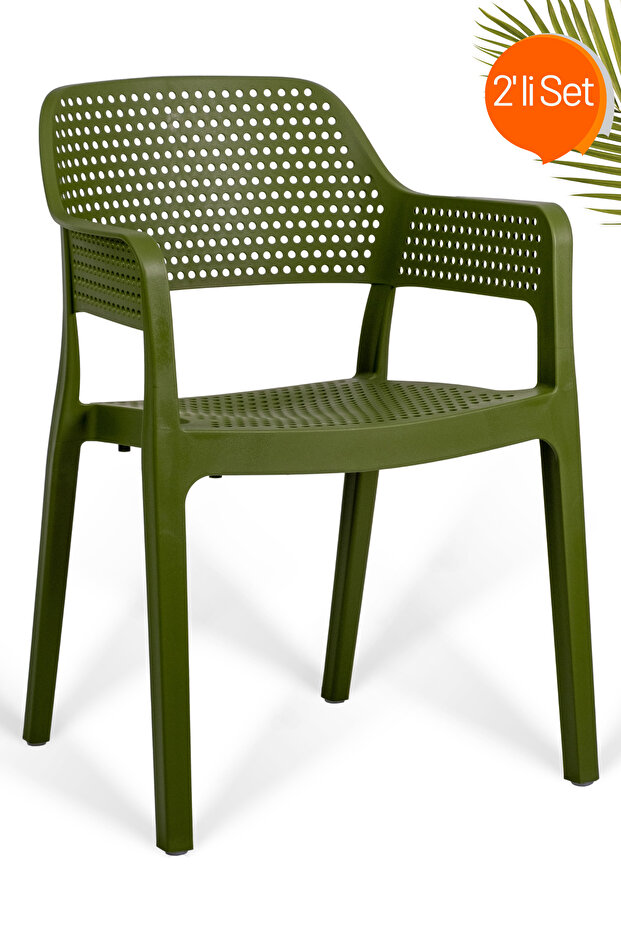 Hawaii Kollu Lüks Sandalye 2'li Set - 1