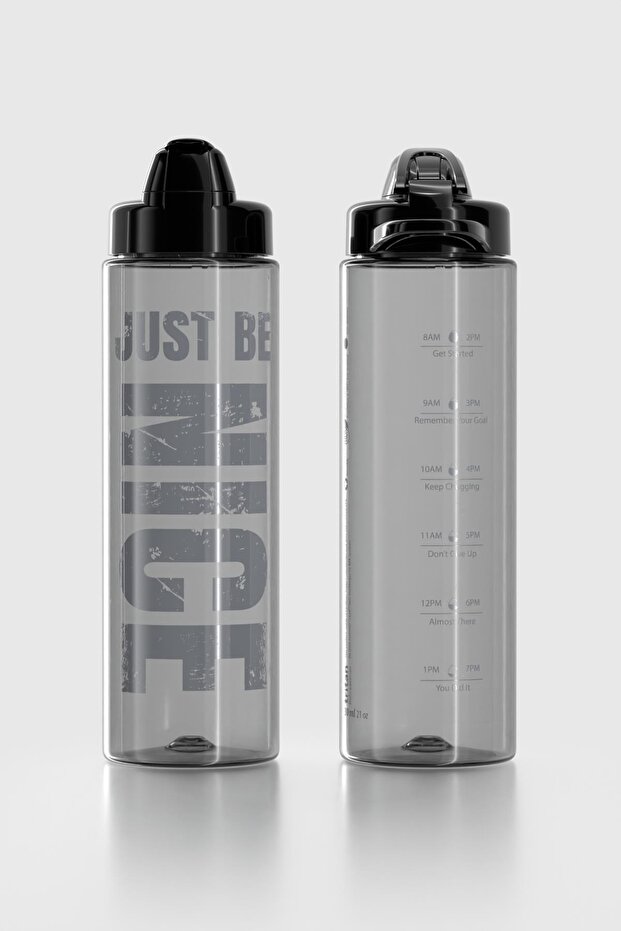 Lidya Just Be Nice Pattern 630 ml Tritan Flask 912033 Black - 2