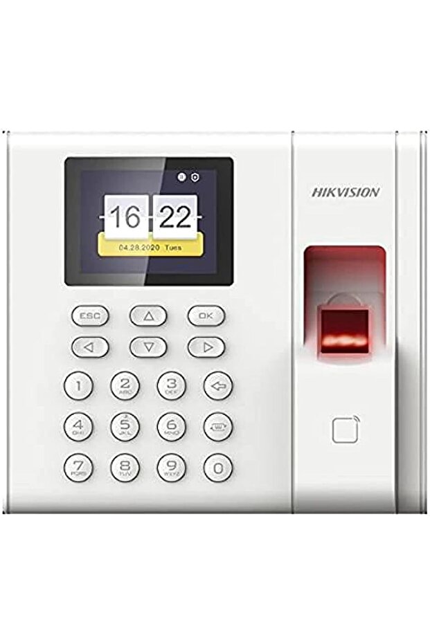 DS-K1A8503MF Value Series Fingerprint Time Attendance Terminal + USEWELL RJ 45 - 1