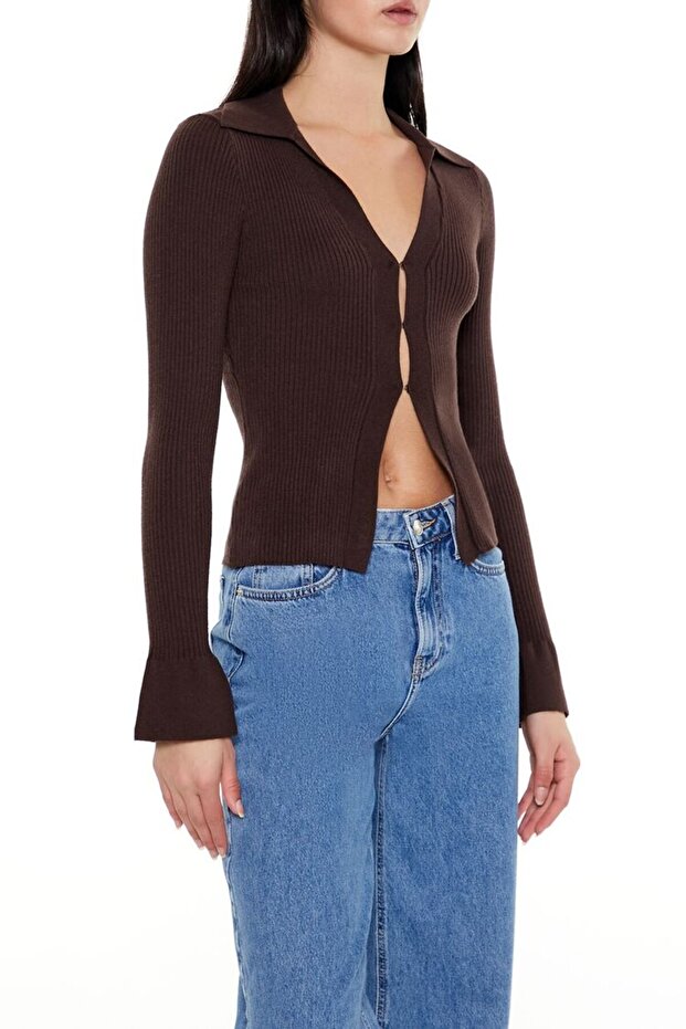 Polo Yaka Hırka - 4