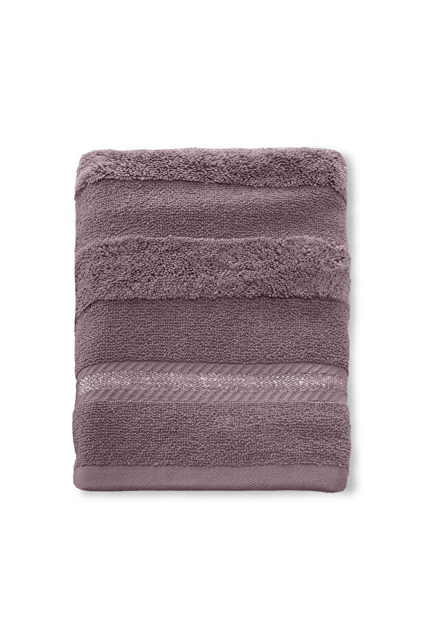 Nila Cotton Combed Cotton 2-Piece Hand Towel Set 50 X 90 Plum