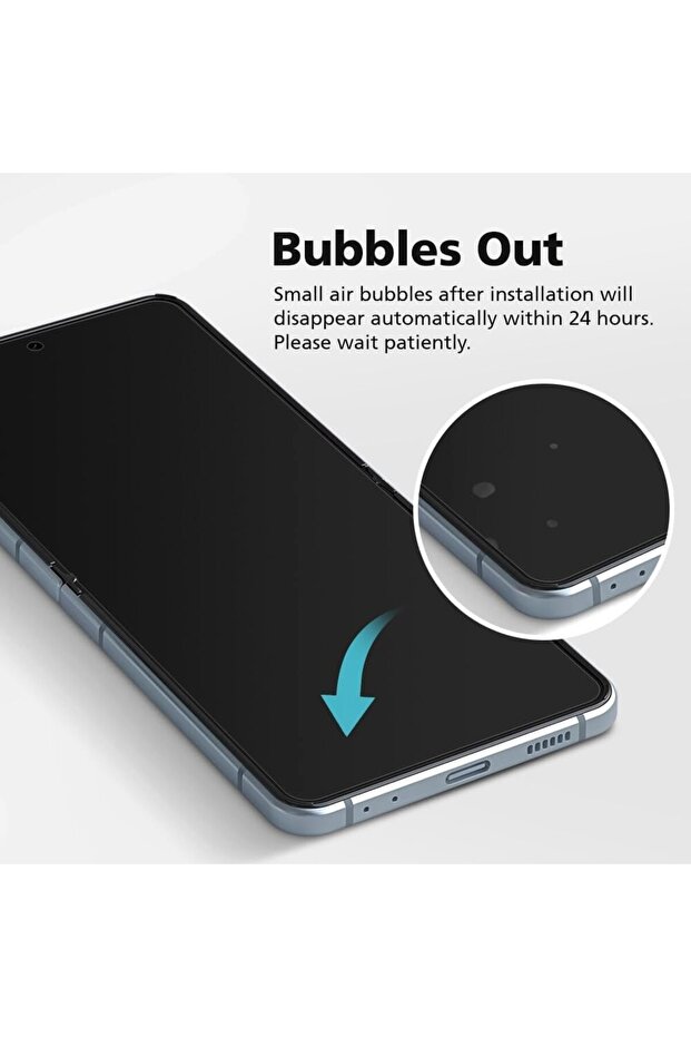 Screen Protector for Hisense U40, Silicone Hydrogel, Full Protection, Clear - 5