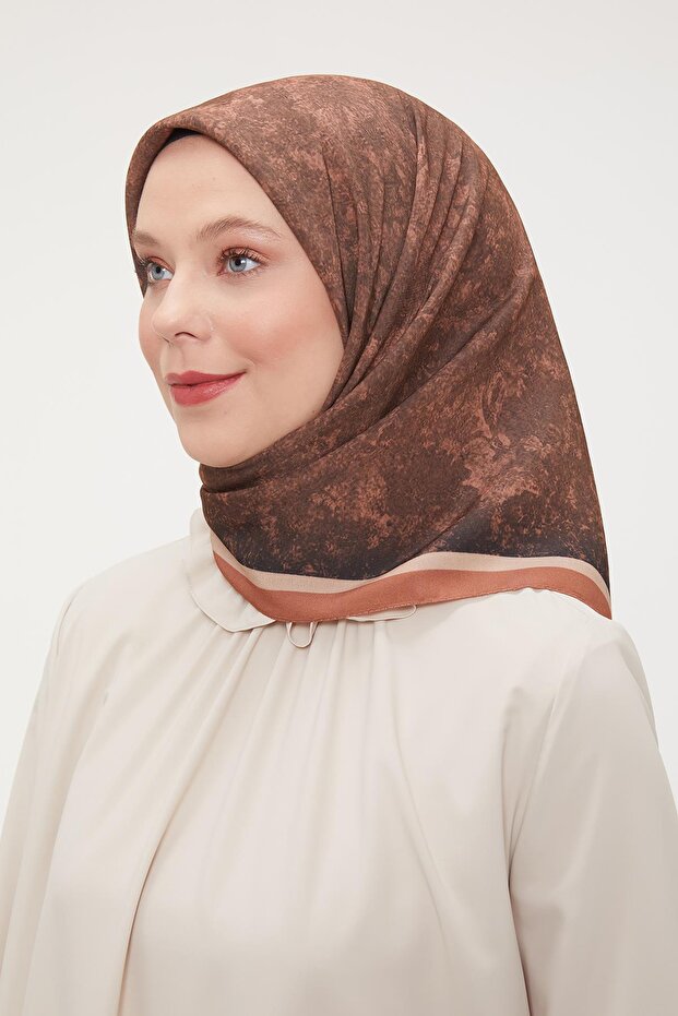 Somon Ebruli Aura Eşarp - 1