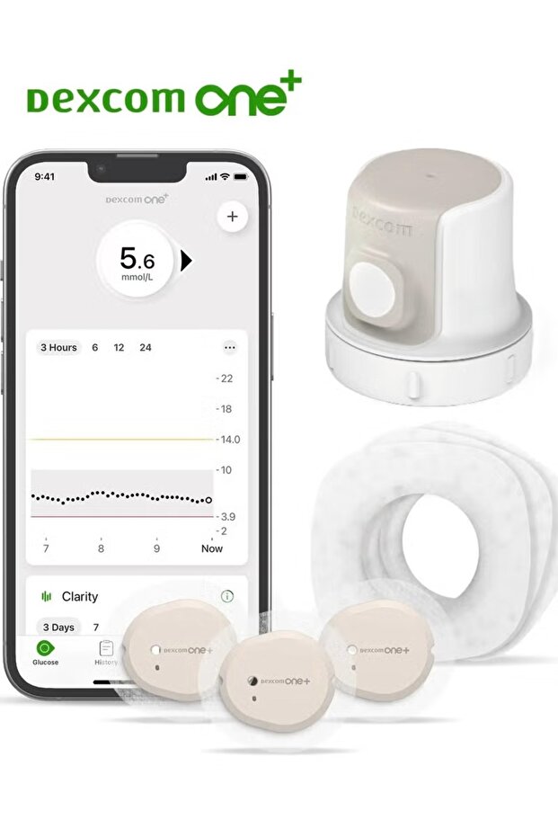 3 Blood Glucose Sensors Continuous glucose monitoring accurately without pricking, scanning, or calibrating Waterproof - 3
