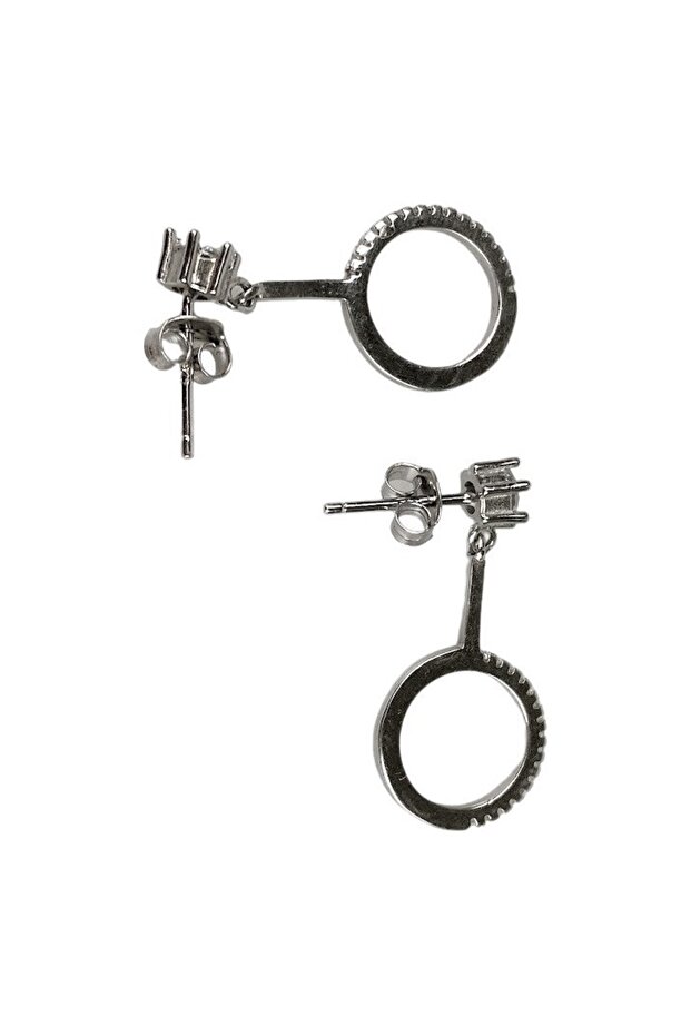 925 Silver Circle Earrings - 3