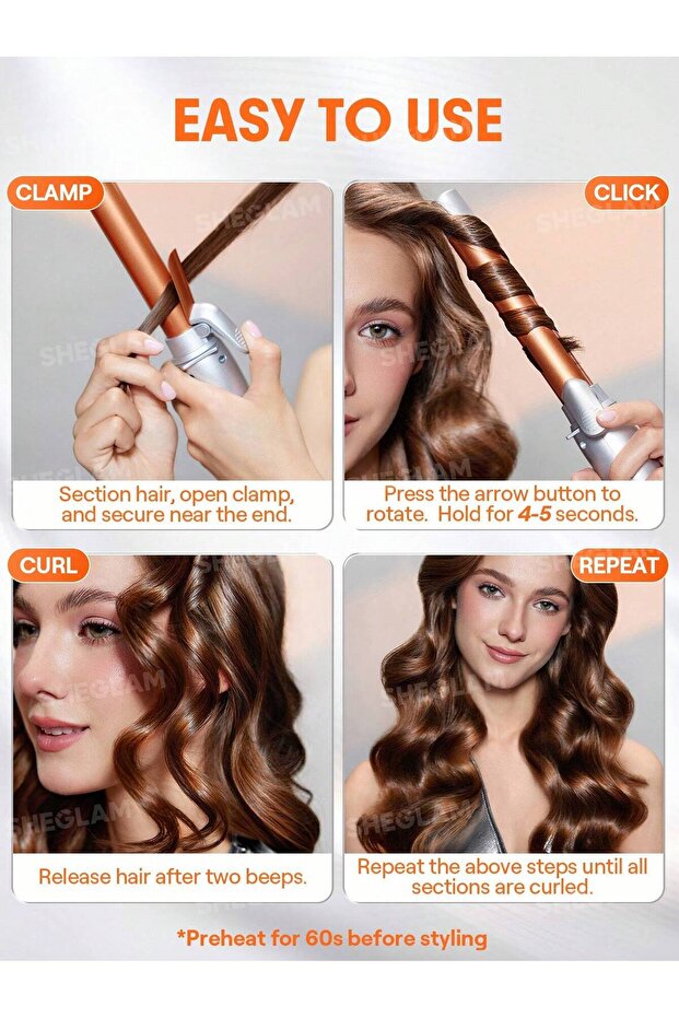 مكواة تجعيد الشعر الدوارة It-Curl - 8