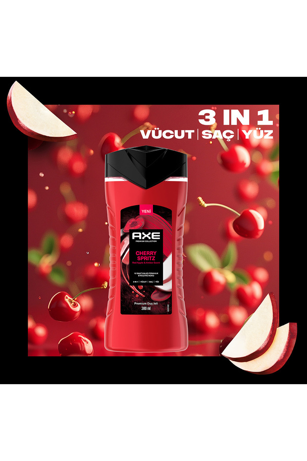 Premium Collection Duş Jeli Cherry Spritz 300 ml + Cherry Spritz Deodorant 150 ml - 7