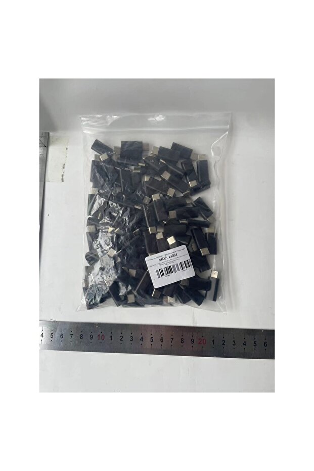 Adaptor Compatible iPhone to Type-C 2.8 cm, Flippy, Black - 5