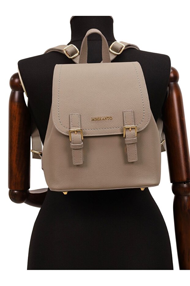 حقيبة ظهر سيرينا من الجلد الطبيعي - 1