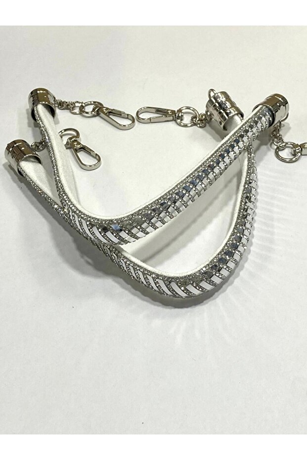 Taşlı Çanta Sapı Şeritli Model - 2