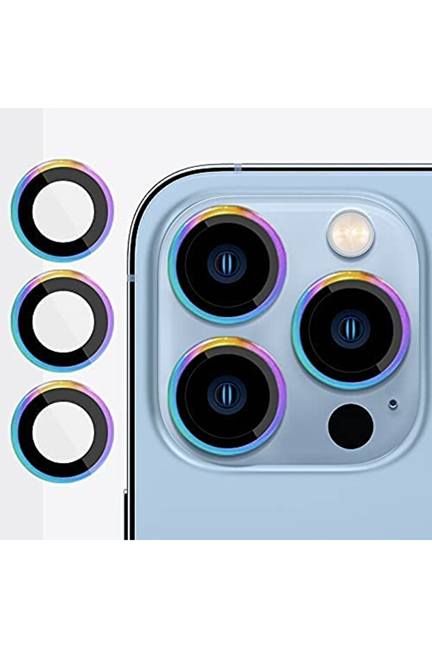 Camera Lens Protector for Apple Iphone 14 Pro, Rainbow - 2