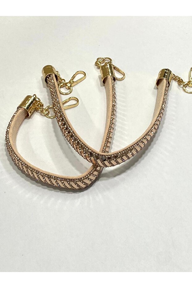 Taşlı Çanta Sapı Şeritli Model - 1