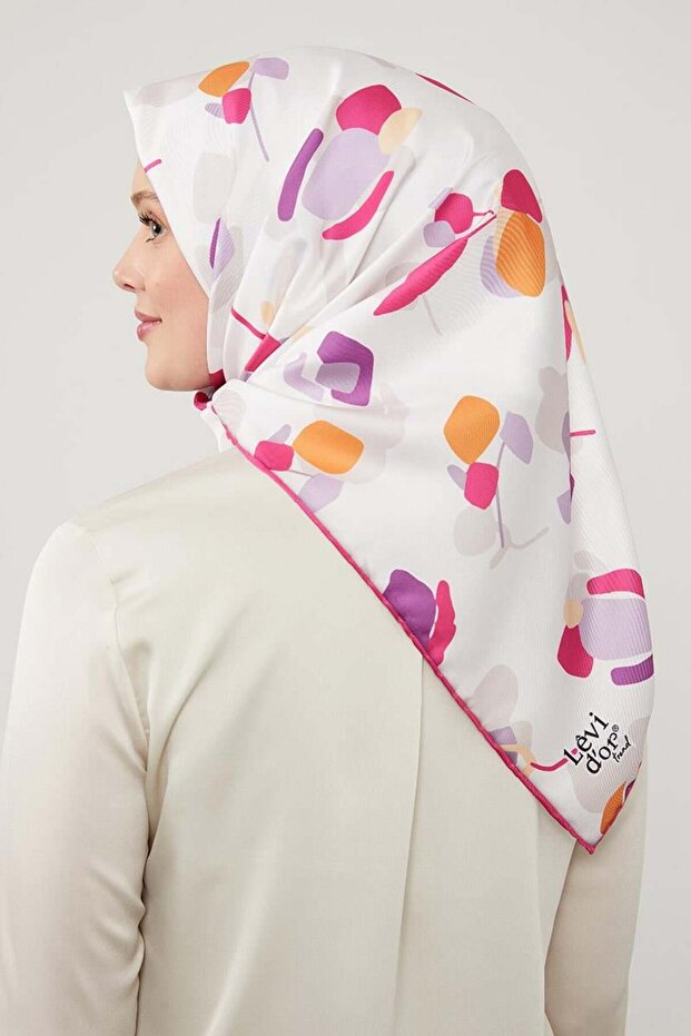 وشاح فوشيا بنمط غير متماثل - 4