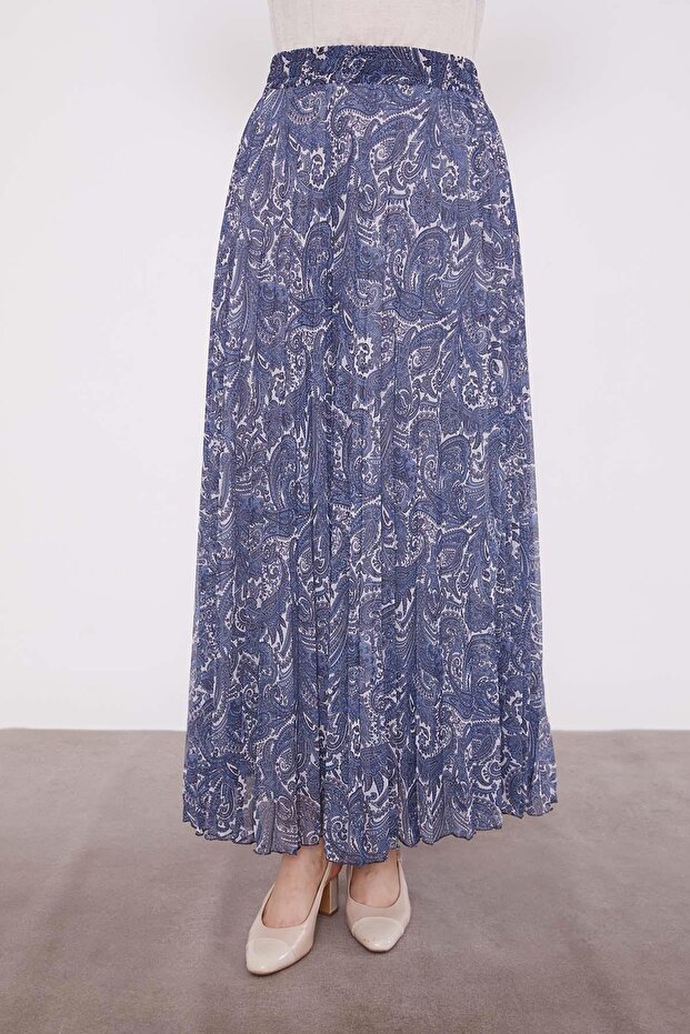 طقم تنورة بنمط عرقي من أنثراسايت - 5