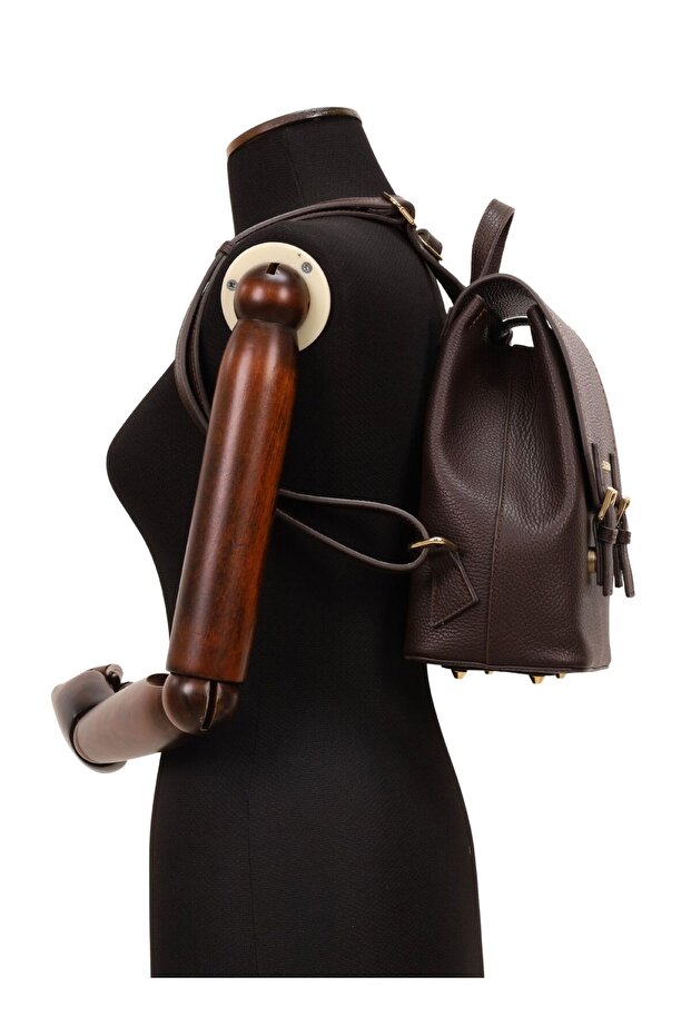 حقيبة ظهر سيرينا من الجلد الطبيعي - 7