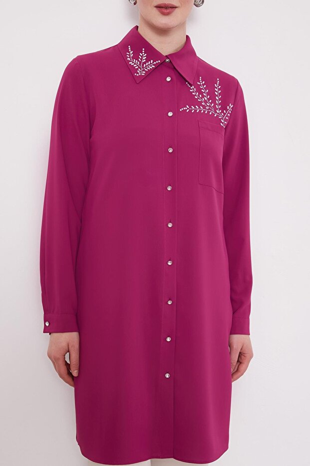 Fuchsia Stone Printed Tunic