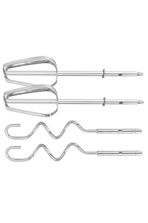 Hand mixer, 500 W, 5 speed settings, Turbo function, kneading hooks, mixing whisk, black... - 2