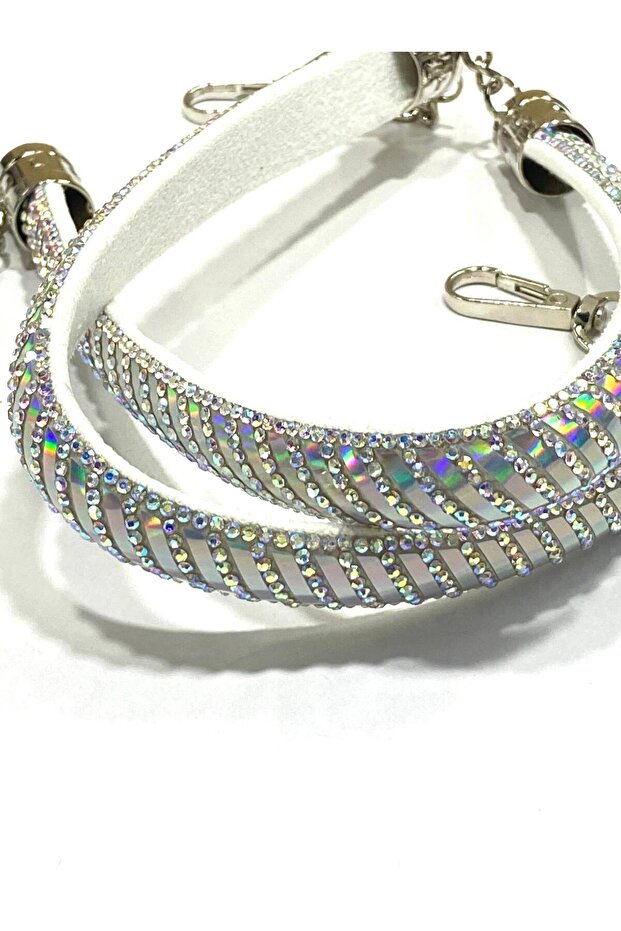 Taşlı Çanta Sapı Şeritli Model - 1