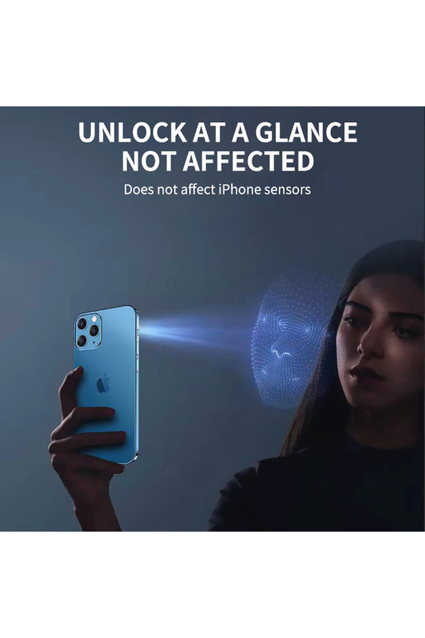 VIP Privacy Screen Protector with Applicator for Apple iPhone 12 Pro, Automatic Alignment - 4