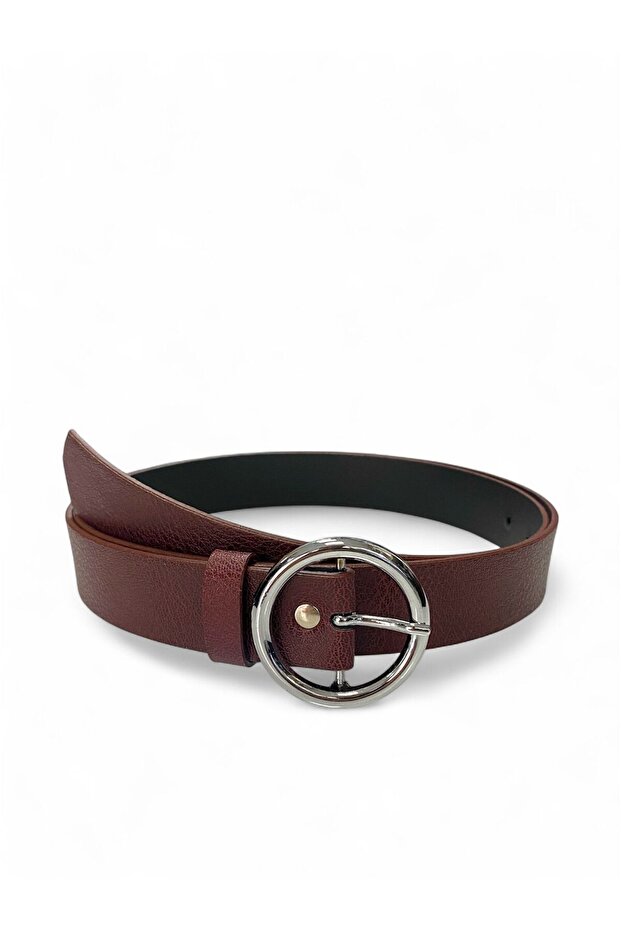 حزام نسائي أساسي بإبزيم فضي - 4