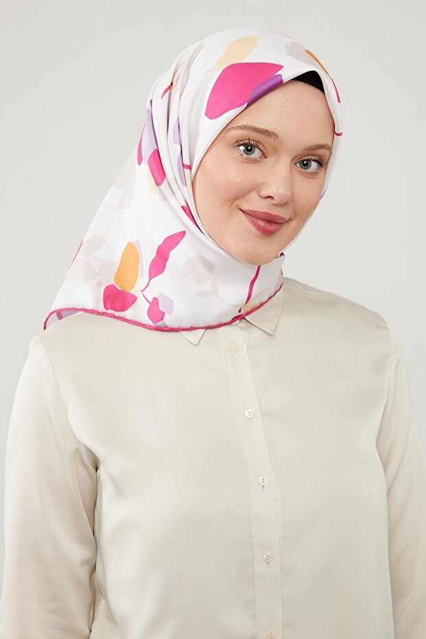 وشاح فوشيا بنمط غير متماثل - 3